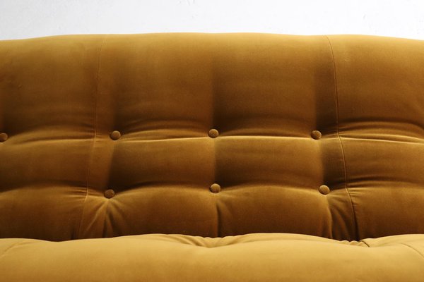 Soriana Sofas in Pierre Frey Velvet by Afra & Tobia Scarpa for Cassina, 1970s-DXL-1680623