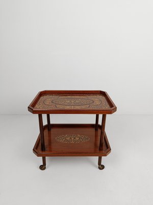 Sorrento Inlay Deco Bar Cart in the style of Salvatore Gargiulo, Italy, 1930s-UIW-2023361