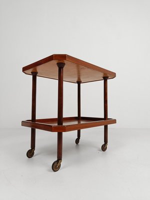 Sorrento Inlay Deco Bar Cart in the style of Salvatore Gargiulo, Italy, 1930s-UIW-2023361