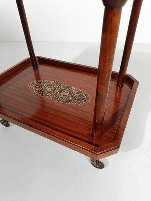 Sorrento Inlay Deco Bar Cart in the style of Salvatore Gargiulo, Italy, 1930s-UIW-2023361