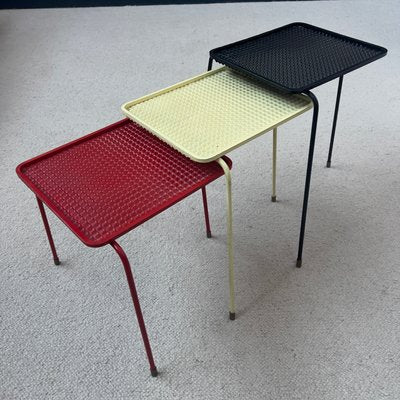 Soumba Nesting Tables by Mathieu Matégot, 1953, Set of 3-EAJ-2041740