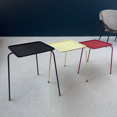 Soumba Nesting Tables by Mathieu Matégot, 1953, Set of 3-EAJ-2041740