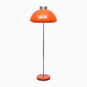 Space Ace Orange Shade Floor Lamp, Italy, 1970s-GCG-1399341