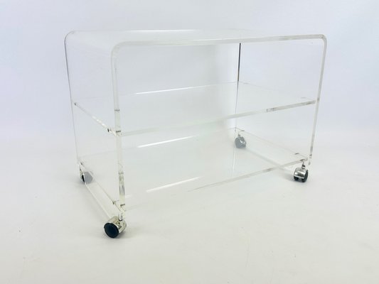 Space Age Acrylic Glass Coffee Table, 1970s-ZCY-2028952