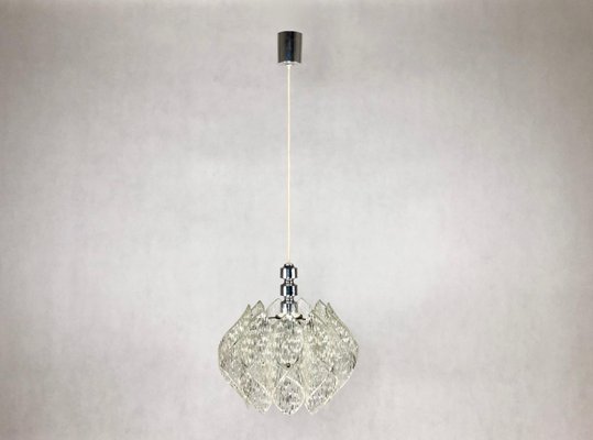 Space Age Acrylic Glass Pendant Lamp, 1960s-ZCY-1376016