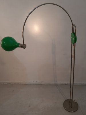 Space Age Adjustable Arc Floor Lamp from Temde, 1970s-HPX-767219