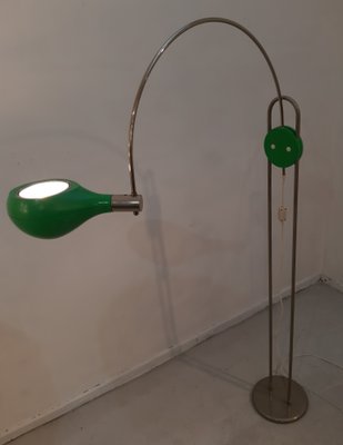 Space Age Adjustable Arc Floor Lamp from Temde, 1970s-HPX-767219