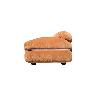 Space Age Alpaca Velvet Lounge Chair by Gianfranco Frattini for Cassina, 1972-RPH-694936