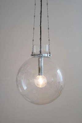 Space Age Ball Pendant Lamp from Glashütte Limburg, 1970s-FJP-1717655