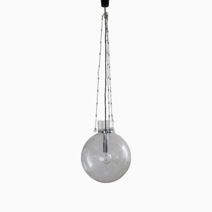 Space Age Ball Pendant Lamp from Glashütte Limburg, 1970s-FJP-1717655