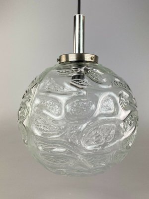 Space Age Ball Pendant Lamp in Glass, 1970s-EJL-1139030