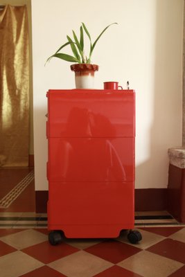 Space Age Boby Storage Trolley by Joe Colombo for Bieffeplast, Italy, 1970s-HUY-1893583