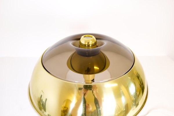 Space Age Brass Table Lamp from Fagerhults, Sweden, 1970s-UYK-1321081