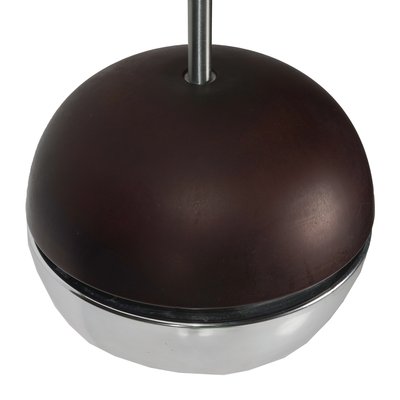 Space Age Brown Chrome Pendant Lamp from Erco, 1960s-XMR-1215347