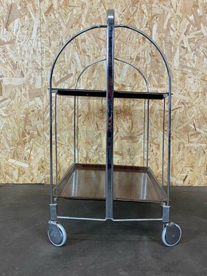 Space Age Brown Serving Cart-EJL-1073324