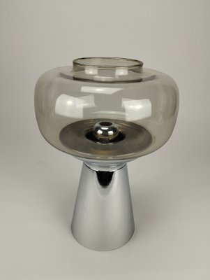 Space Age Candleholder with Chrome-plated Base from Föhl, 1970s-SFQ-1803163