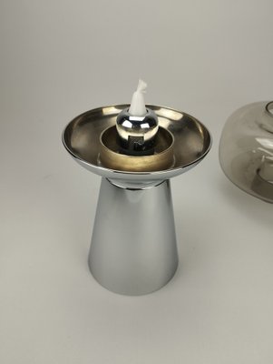 Space Age Candleholder with Chrome-plated Base from Föhl, 1970s-SFQ-1803163