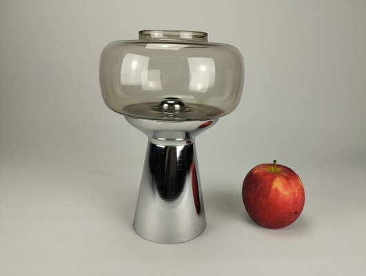 Space Age Candleholder with Chrome-plated Base from Föhl, 1970s-SFQ-1803163