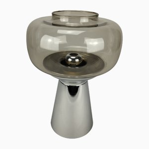 Space Age Candleholder with Chrome-plated Base from Föhl, 1970s-SFQ-1803163