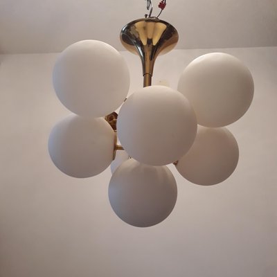 Space Age Ceiling Lamp by Max Bill for Temde, 1960s-GVR-837365