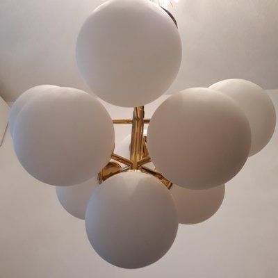 Space Age Ceiling Lamp by Max Bill for Temde, 1960s-GVR-837365