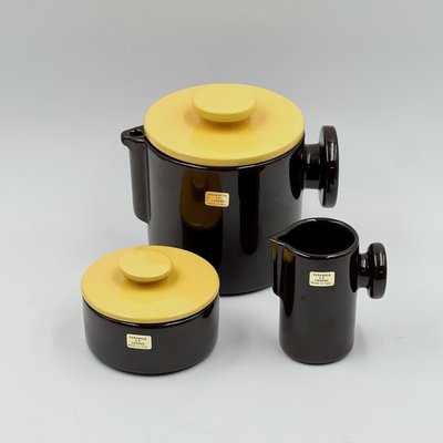 Space Age Ceramic Coffee Set from Ceramiche Pareschi Laveno, Italy, 1970s, Set of 11-YSC-2023694