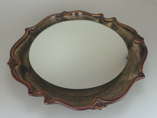 Space Age Ceramic Wall Mirror from Pan, 1970s-EJL-1139011