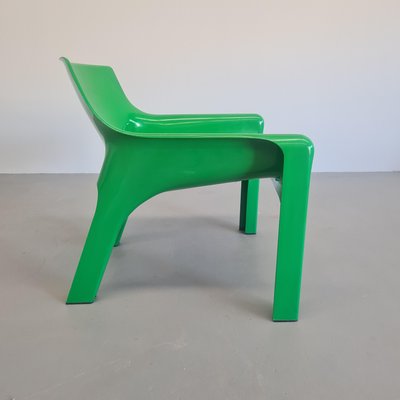 Space Age Chair in Green Plastic by Vico Magistretti for Artemide, 1970s-PRS-1941502