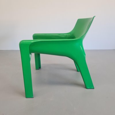 Space Age Chair in Green Plastic by Vico Magistretti for Artemide, 1970s-PRS-1941502