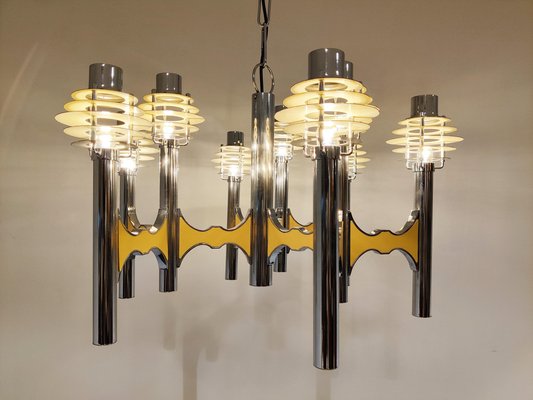 Space Age Chandelier by Gaetano Sciolari, 1970s-IRH-959339