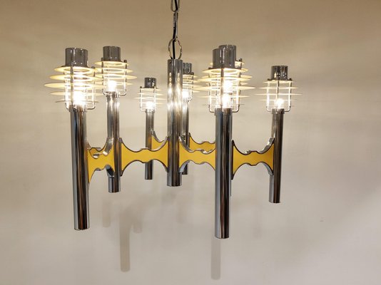 Space Age Chandelier by Gaetano Sciolari, 1970s-IRH-959339