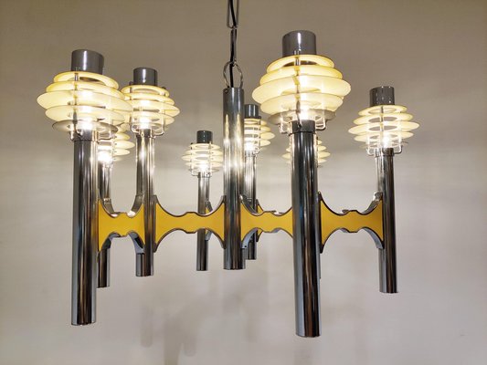 Space Age Chandelier by Gaetano Sciolari, 1970s-IRH-959339