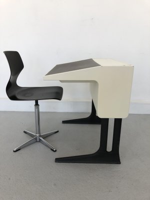 Space Age Children's Desk and Chair by Luigi Colani for Flötotto, Set of 2-JWH-1326429