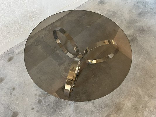 Space Age Chrome Coffee Table, 1970s-EBP-1758269