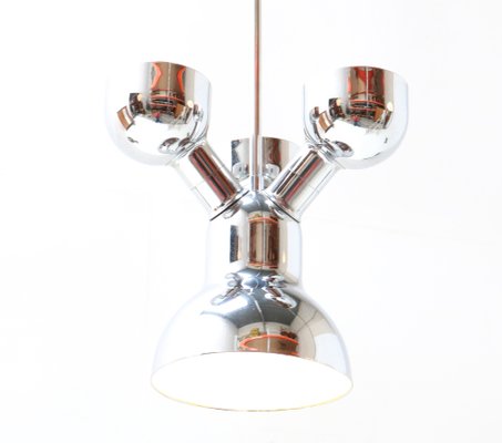 Space Age Chrome Pendant Light by Cosack Leuchten, 1970s-MY-1289284