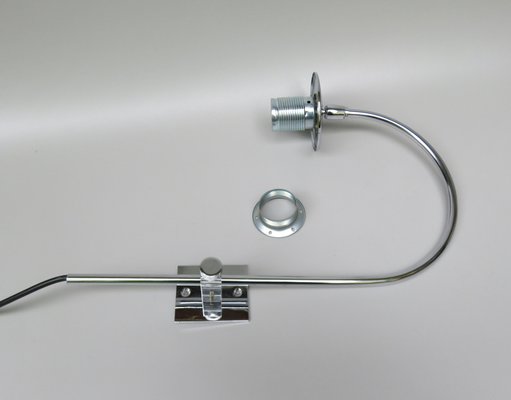 Space Age Chrome-Plated Wall Lamp, 1970s-EY-1320728