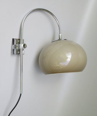 Space Age Chrome-Plated Wall Lamp, 1970s-EY-1320728