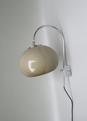 Space Age Chrome-Plated Wall Lamp, 1970s-EY-1320728