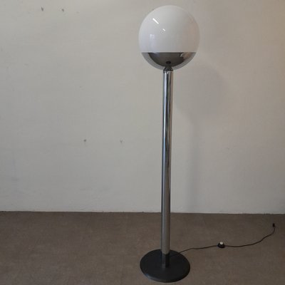 Space Age Chromed Floor Lamp from Luci Milano, 1970s-LMR-1752309