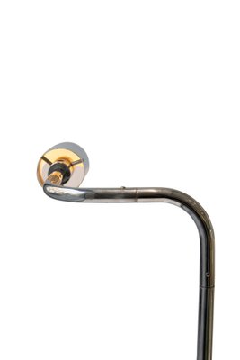 Space Age Chromed Tube Floor Lamp, Italy, 1960s-UZ-1422525