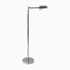 Space Age Chromed Tube Floor Lamp, Italy, 1960s-UZ-1422525