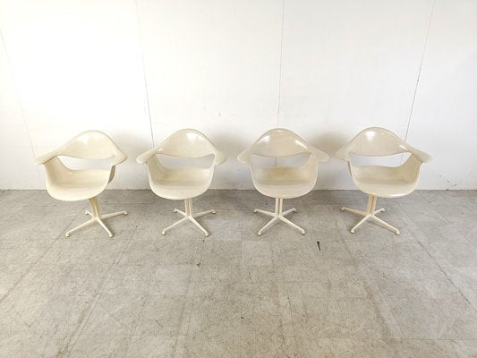 Space Age Daf Chairs by George Nelson for Herman Miller, 1960s, Set of 4-IRH-1741559