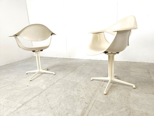 Space Age Daf Chairs by George Nelson for Herman Miller, 1960s, Set of 4-IRH-1741559