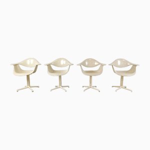 Space Age Daf Chairs by George Nelson for Herman Miller, 1960s, Set of 4-IRH-1741559