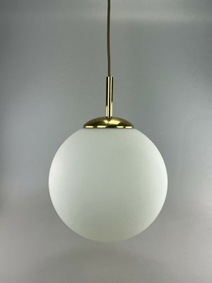 Space Age Design Opal Brass Glass Ceiling Ball Lamp-EJL-1140639