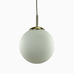 Space Age Design Opal Brass Glass Ceiling Ball Lamp-EJL-1140639