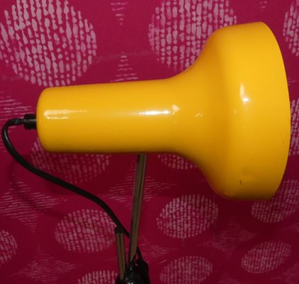 Space Age Desk Lamp with Yellow Ball Joint, 1970s-AFE-2042934