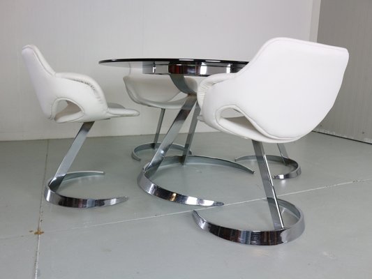 Space Age Dining Room Set by Boris Tabacoff, France, 1970s, Set of 5-DT-2026187