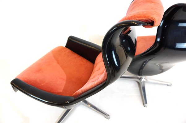 Space Age Dux Galaxy Lounge Chairs by Yngvar Sandström for Dux, 1970s, Set of 2-HUW-1745939