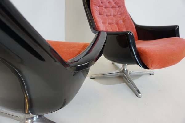 Space Age Dux Galaxy Lounge Chairs by Yngvar Sandström for Dux, 1970s, Set of 2-HUW-1745939